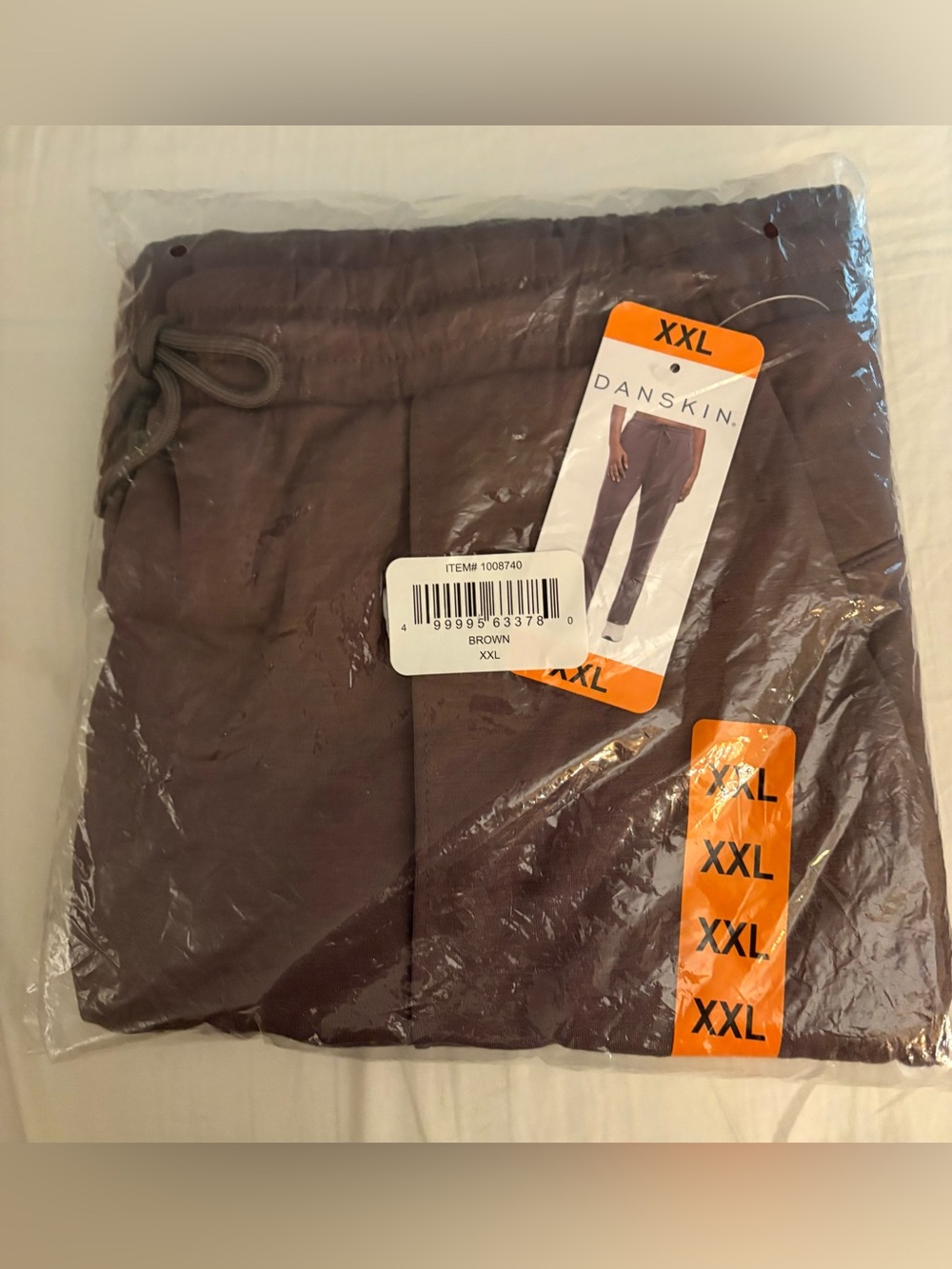 Danskin Women's Lounge Pants Brown XXL NIP New in Package